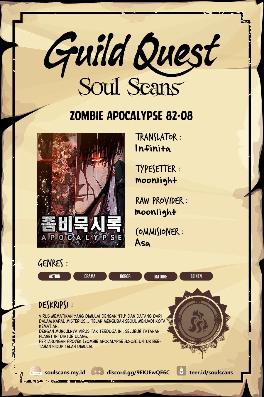 Zombie Apocalypse 82-08 Chapter 41 Gambar 1