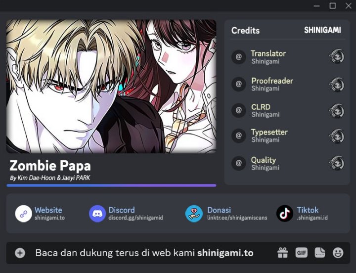 Zombie Papa Chapter 06 Gambar 1