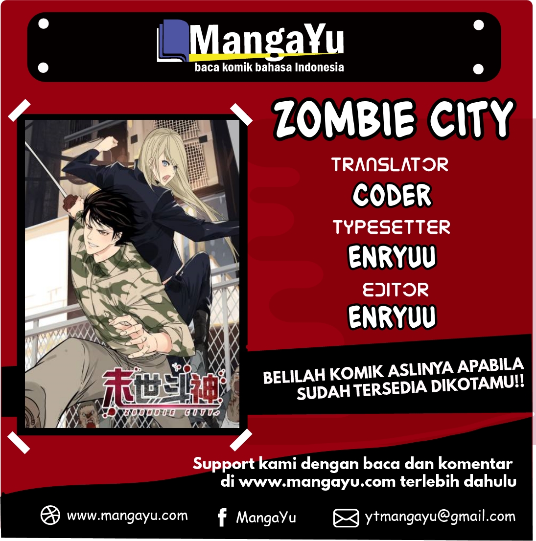 Zoombie City Chapter 05 Gambar 1